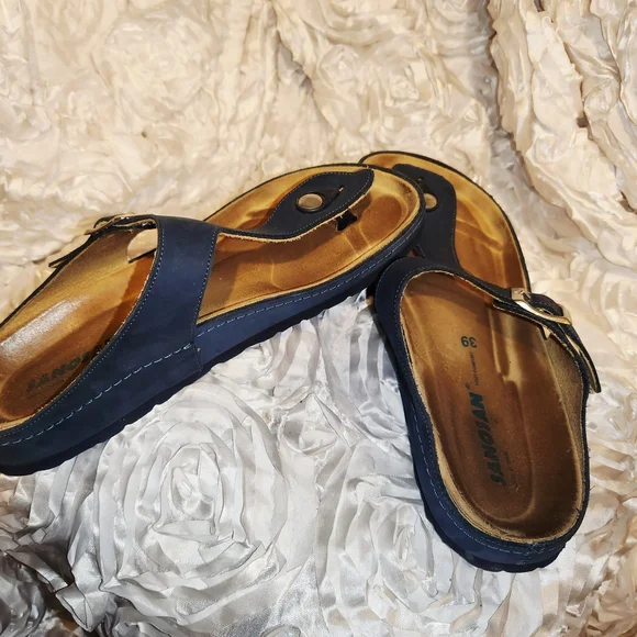 SANOSAN Women's Blue Sandals - Picture 3 of 4